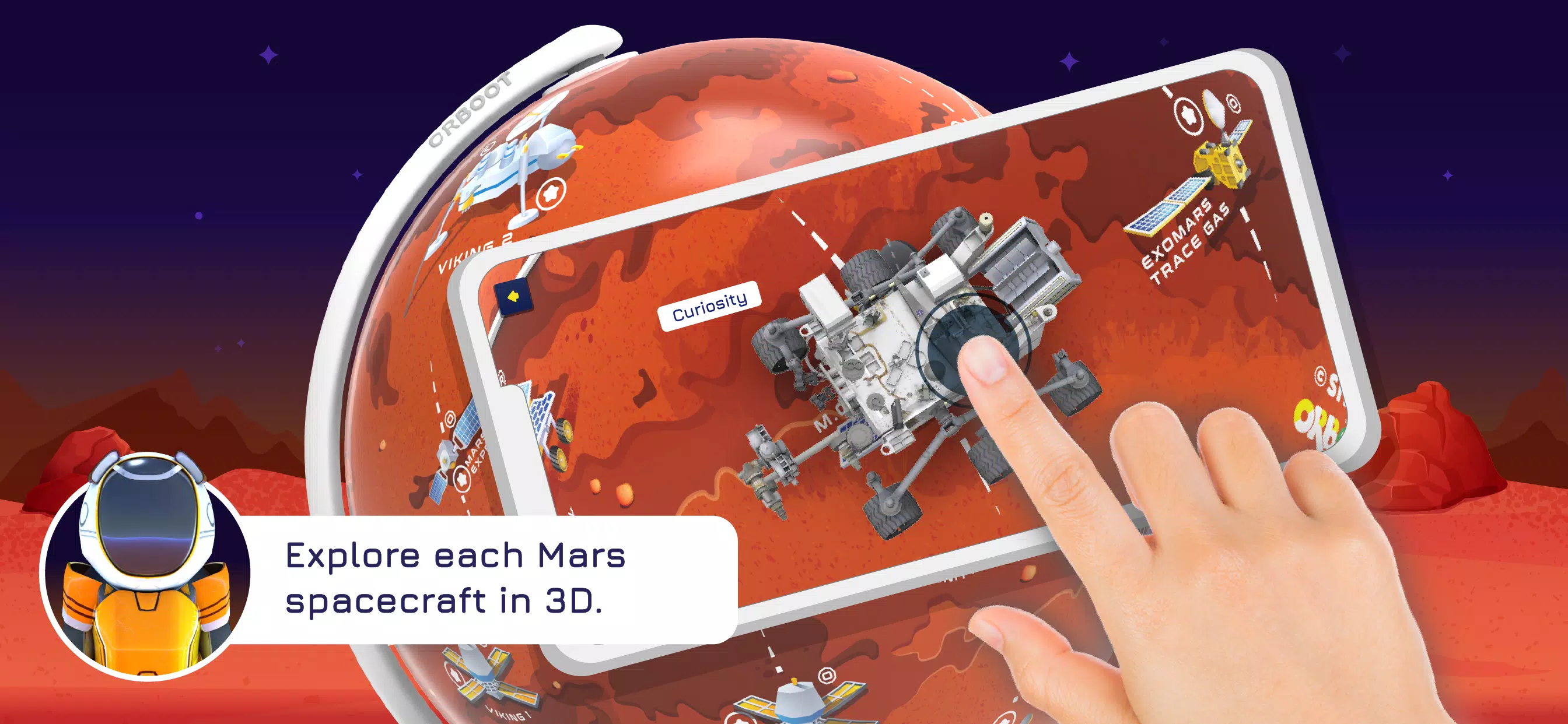 Orboot Mars AR by PlayShifu ဖန်သားပြင်ဓာတ်ပုံ 1