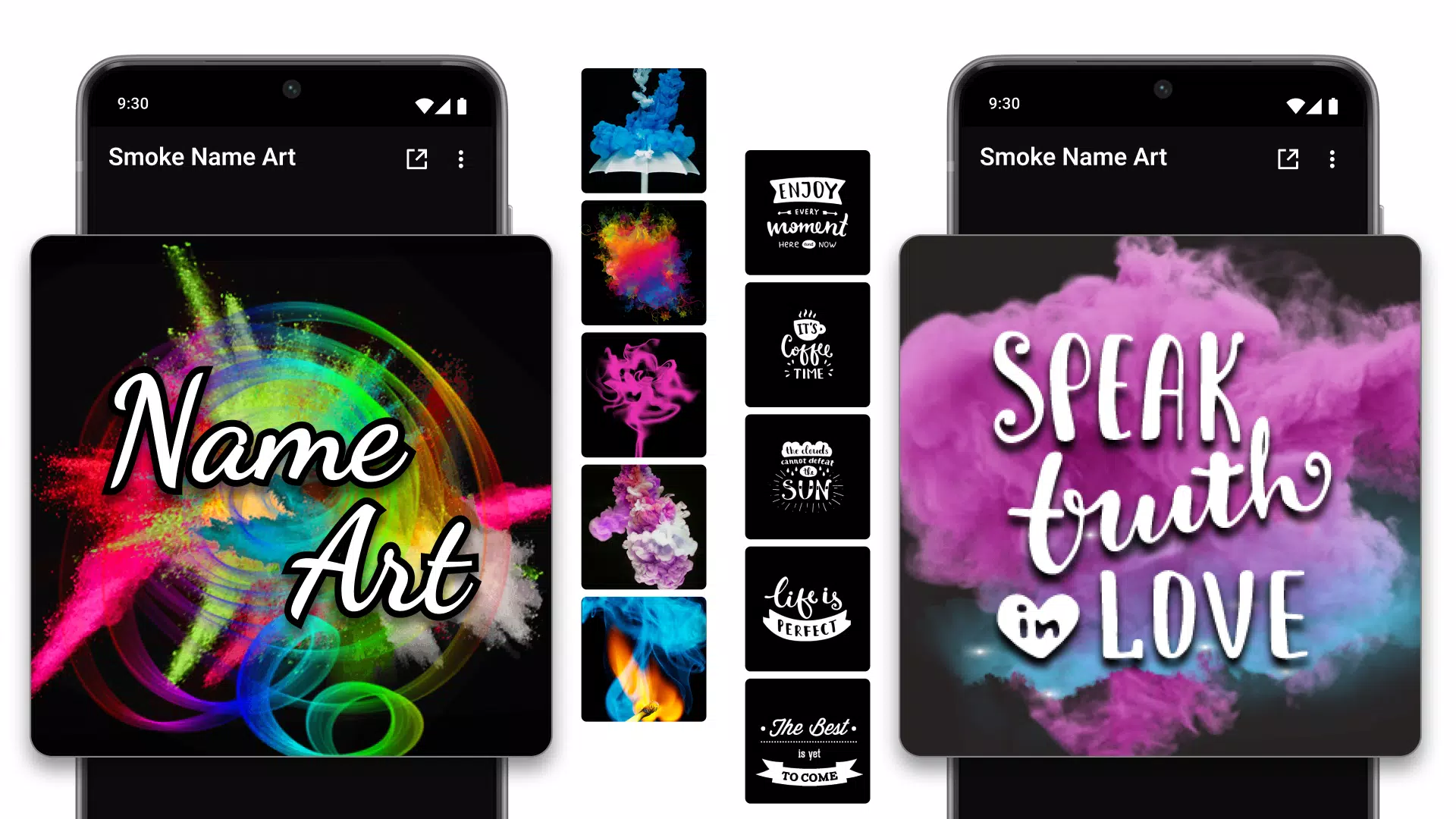 Smoke Name Art Maker Ekran Görüntüsü 0