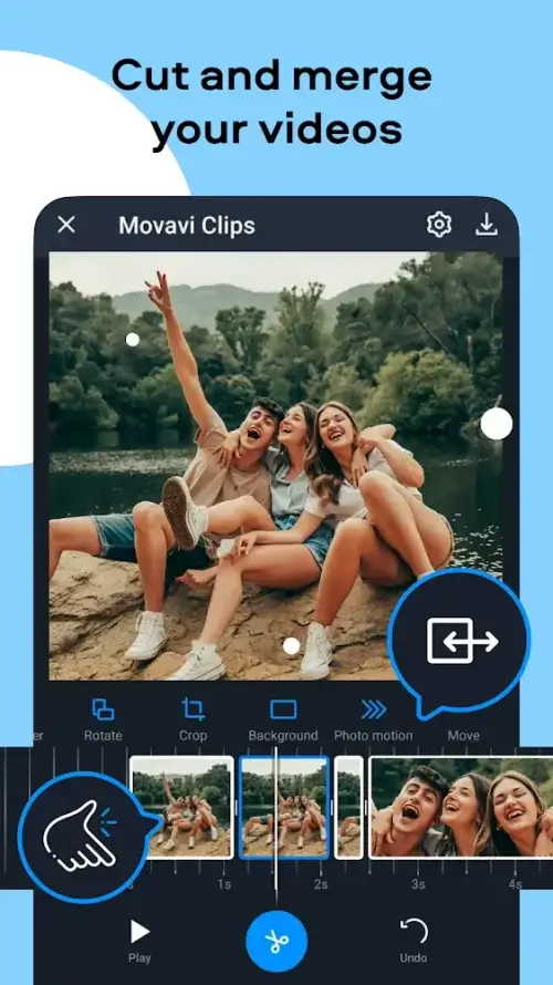 वीडियो संपादक Movavi Clips स्क्रीनशॉट 2