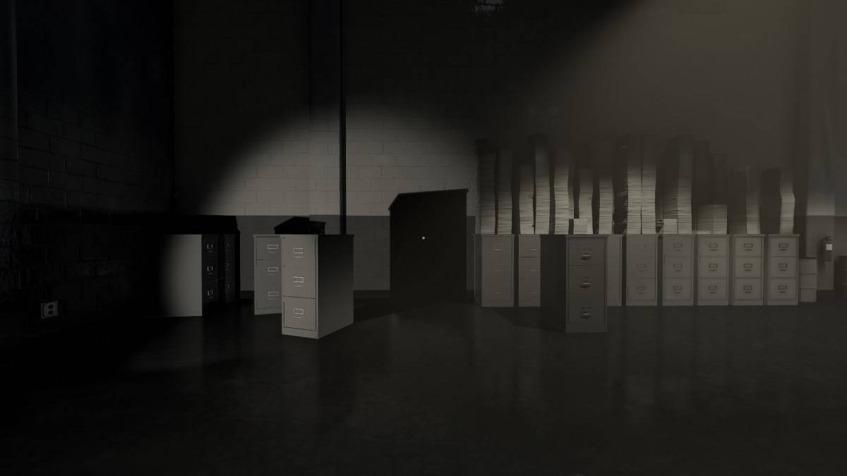 Un'ombra di un archivio in superlulminale.