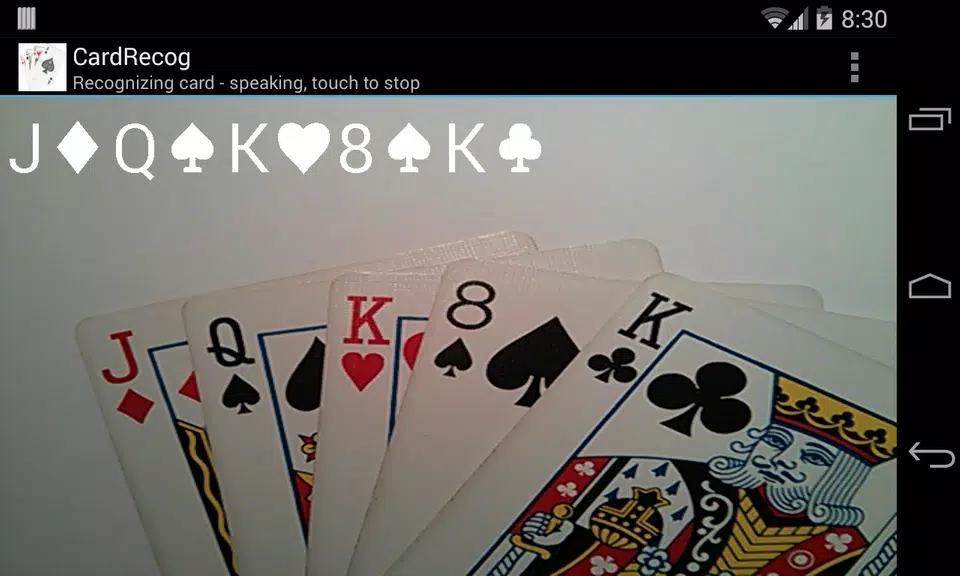 Schermata CardRecog Recognize Play Cards 1
