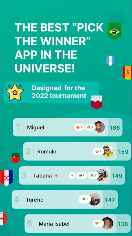 Predict the winner soccer 2022應用截圖第0張