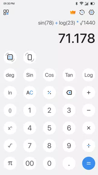 Simple Calculator for Android ภาพหน้าจอ 1