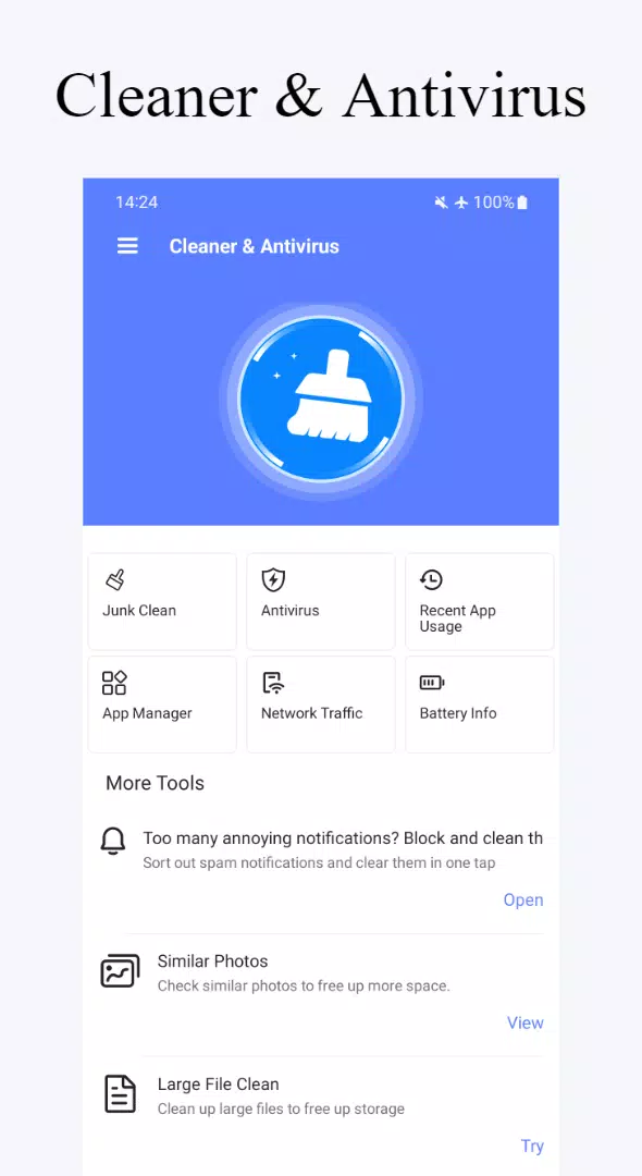 Cleaner & Antivirus 스크린샷 0