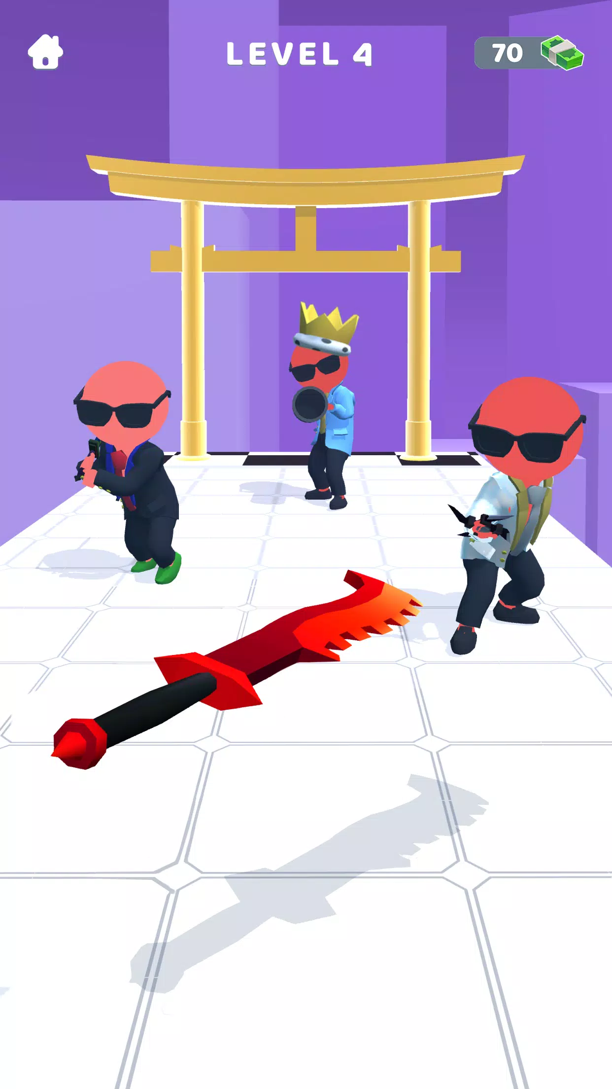 Sword Play! Ninja Slice Runner Tangkapan skrin 3