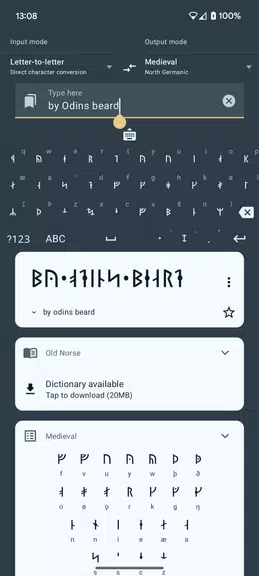 Write in Runic (Runes writer)應用截圖第0張