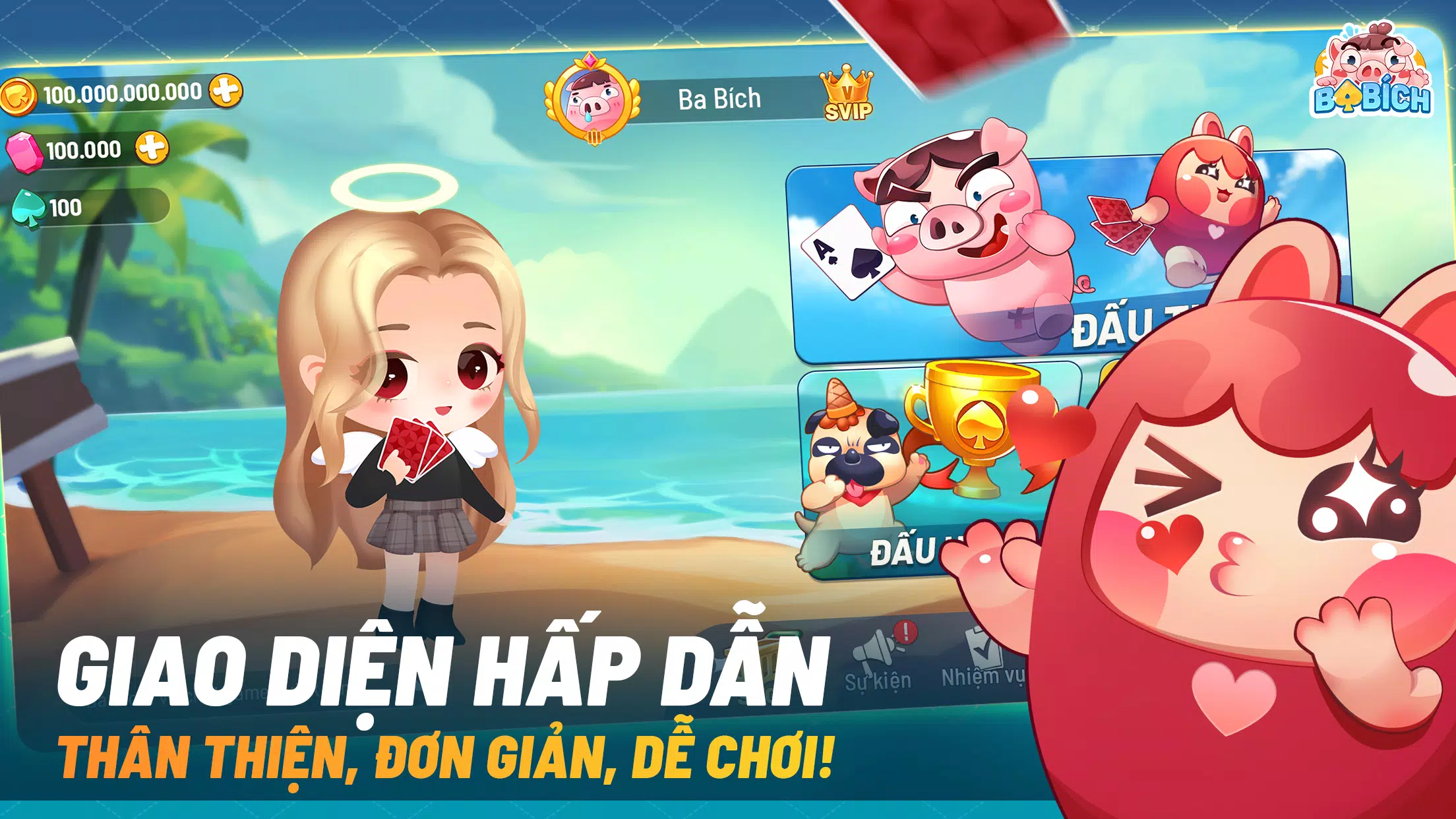 Ba Bich - Tien Len Mien Nam應用截圖第0張