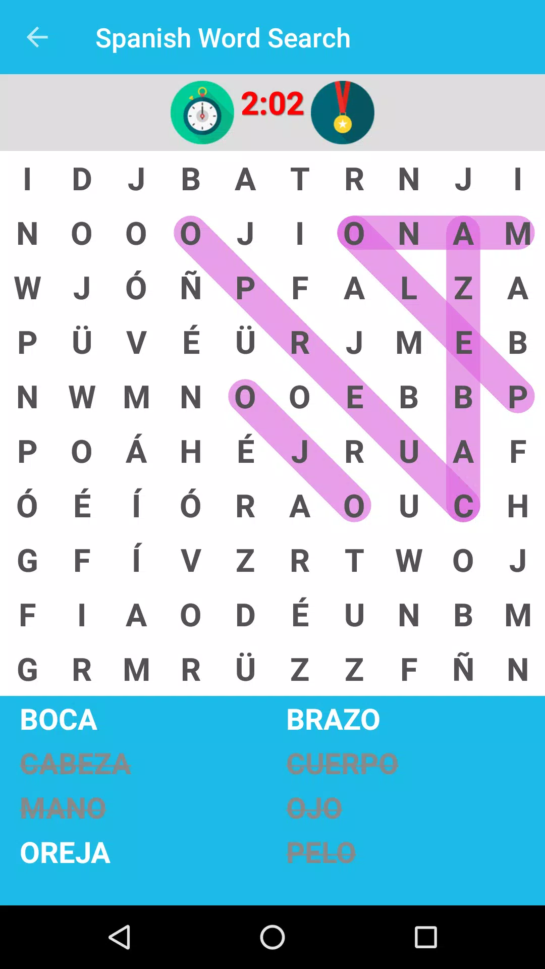 Spanish Word Search Game應用截圖第0張