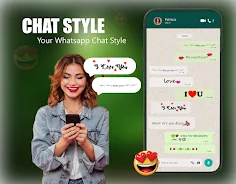 Chat Style - Fonts Keyboard स्क्रीनशॉट 0
