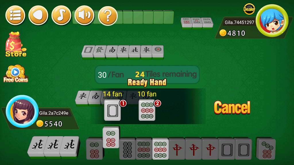 Mahjong 2P: competition應用截圖第2張