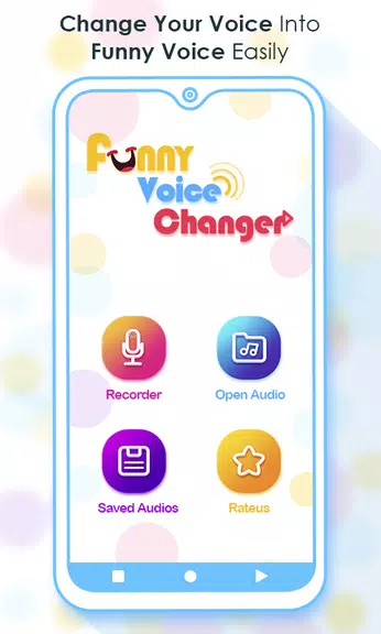 Voice Changer - Funny Recorder Captura de tela 0