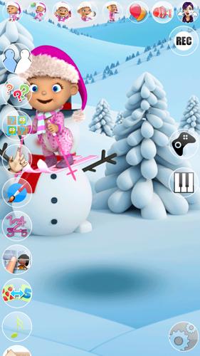 Talking Baby Babsy Winter Fun應用截圖第3張