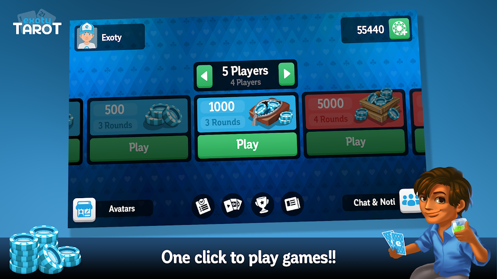 Multiplayer Tarot Game Tangkapan skrin 1