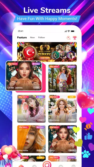 POCO - Live Stream Video Chat ဖန်သားပြင်ဓာတ်ပုံ 0