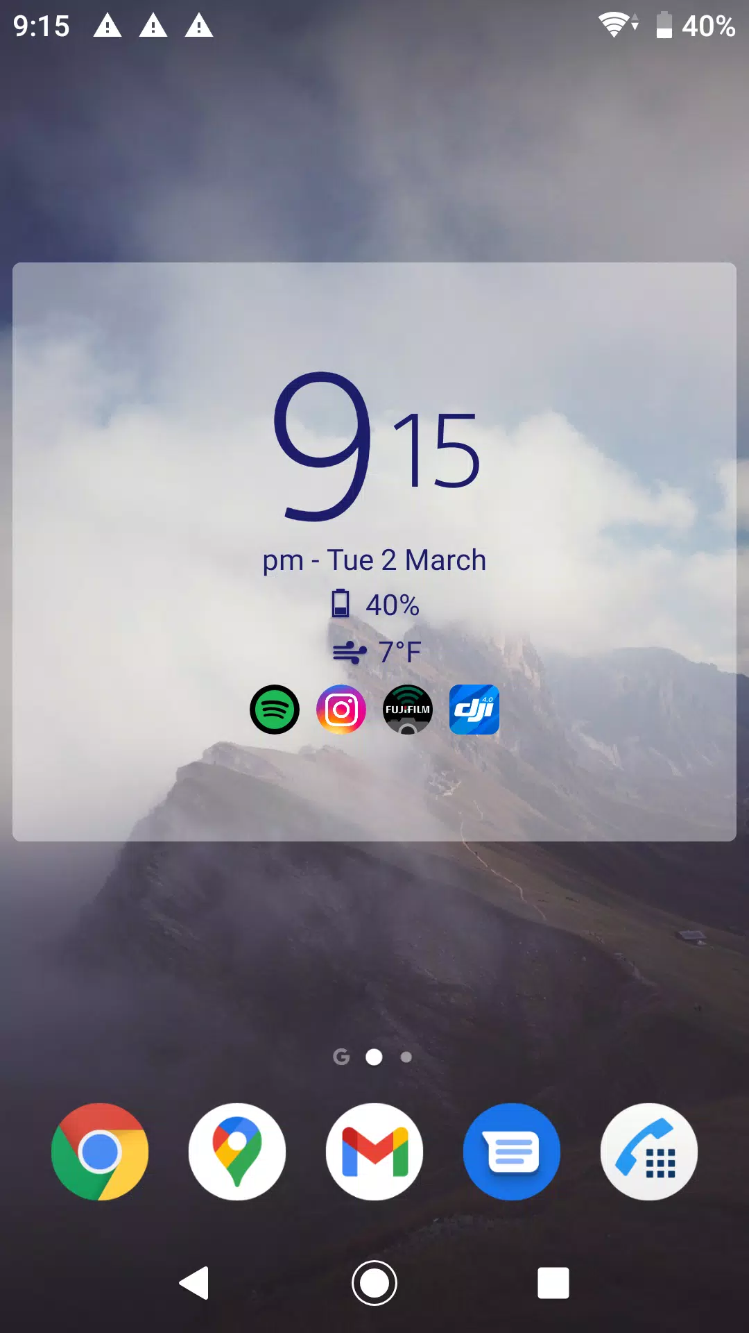 Digital Clock Widget Xperia應用截圖第1張