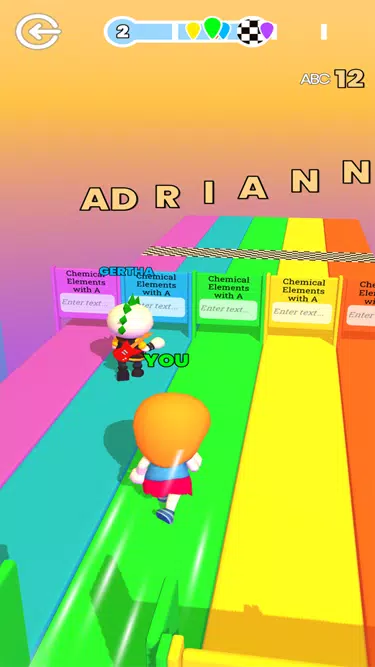 Schermata ABC Runner 3
