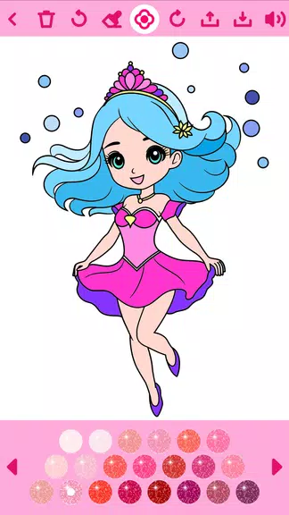 Princess Coloring Book offline應用截圖第1張