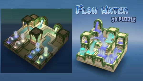 Поверните, подключите и поток в новой 3D Logic Puzzle Fountain Fountain