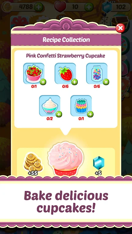 Mahjong Solitaire Cupcake Bake ภาพหน้าจอ 3