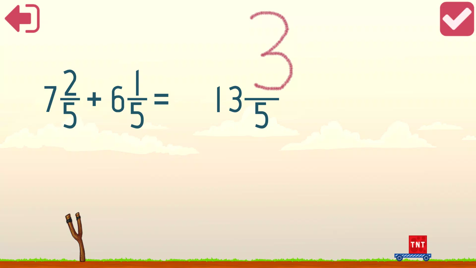 Fractions and mixed numbers ภาพหน้าจอ 3
