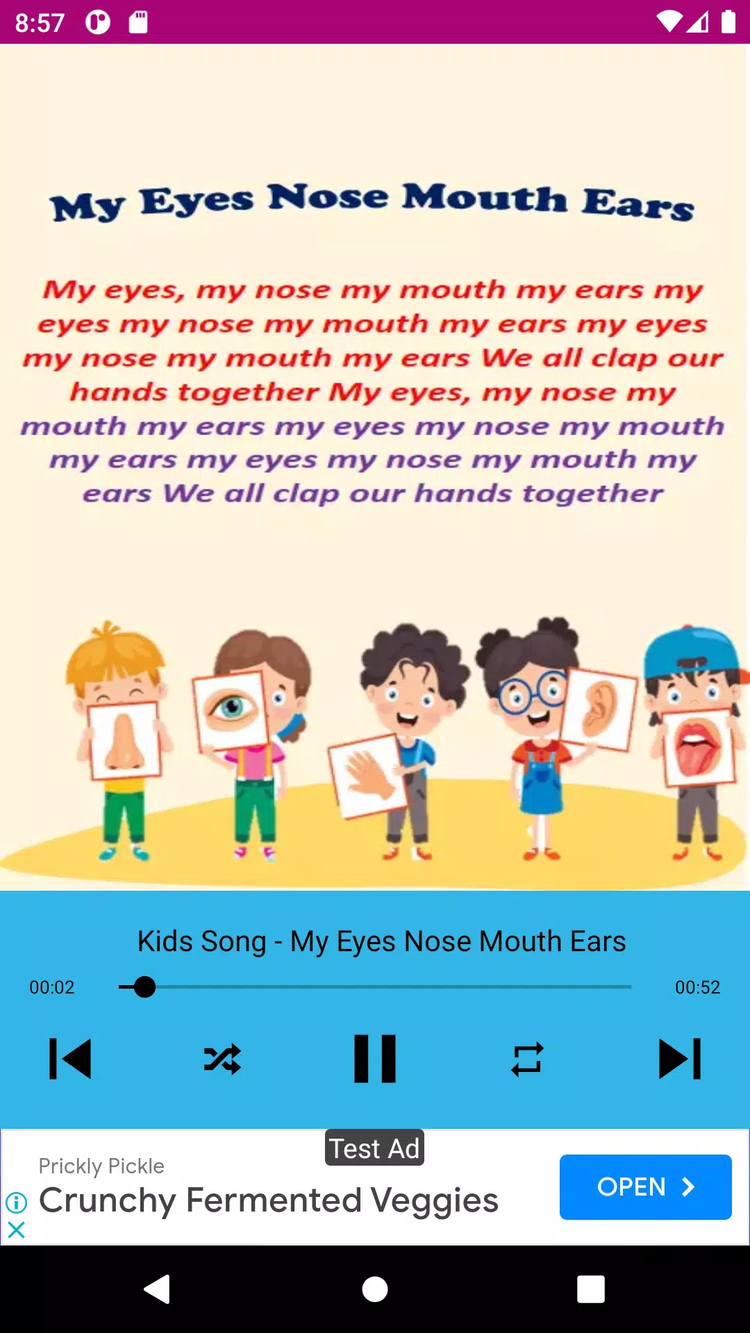 baby songs - nursery rhymes Zrzut ekranu 2