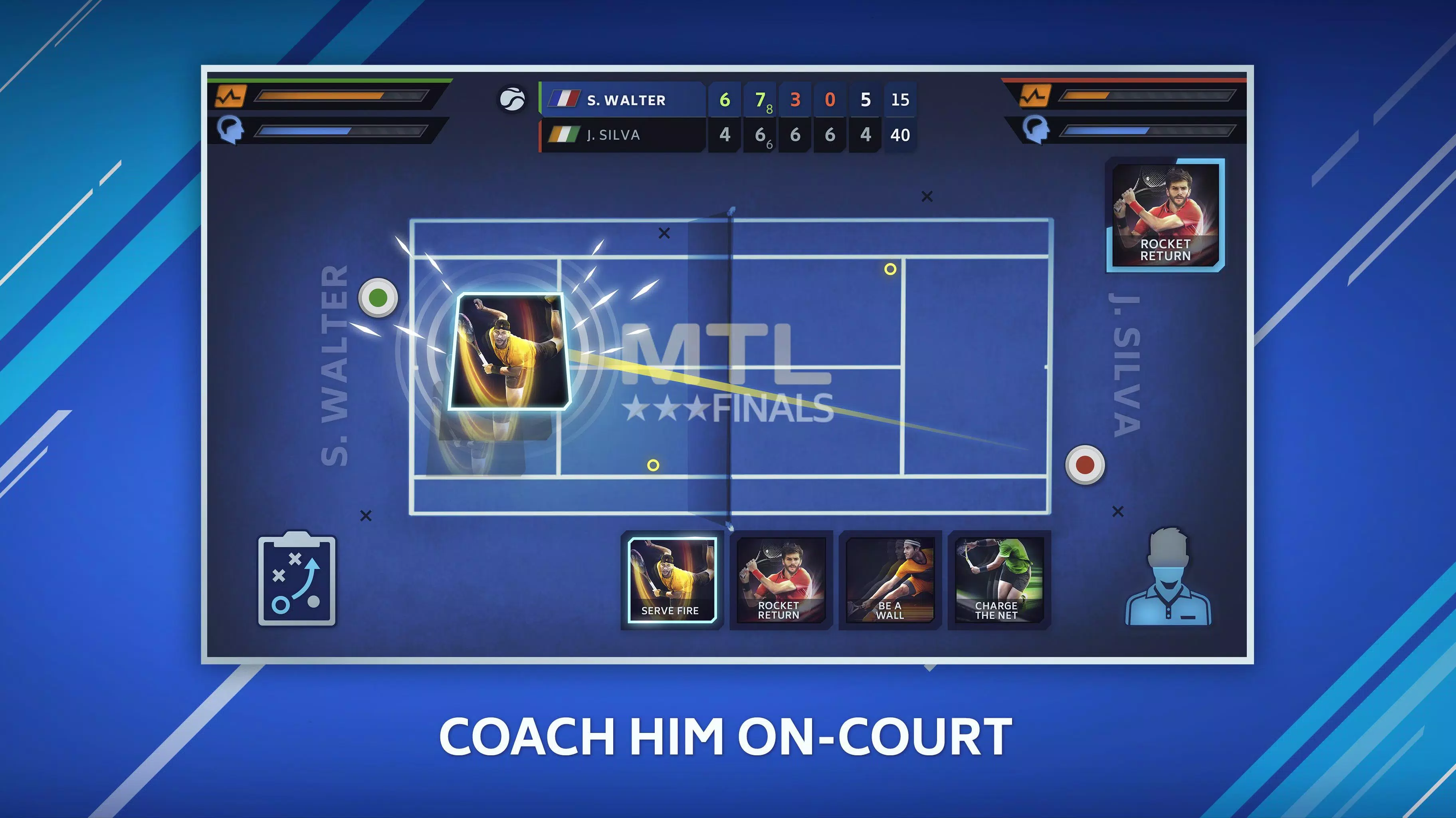 Tennis Manager Mobile स्क्रीनशॉट 3