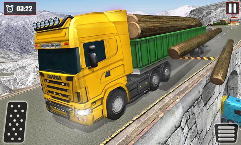 Offroad Snow Trailer Truck Dri Capture d'écran 2