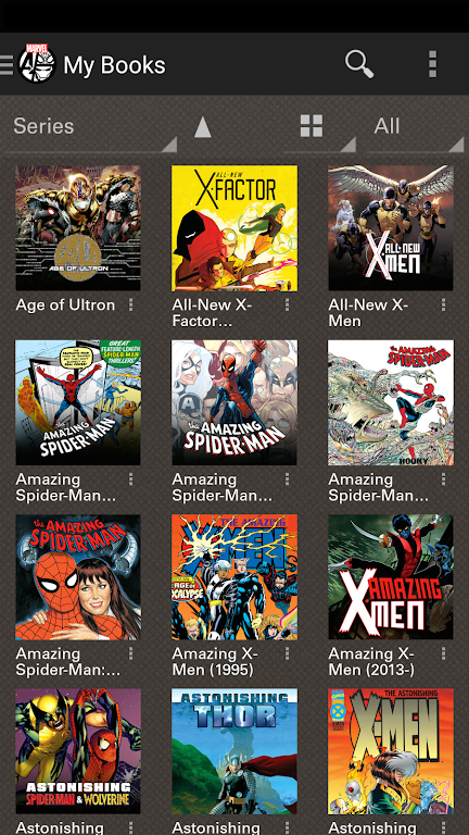Schermata Marvel Comics 2