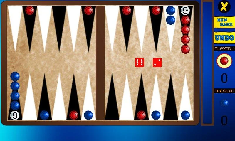 Narde - Long Backgammon by Clarka Apps ภาพหน้าจอ 1