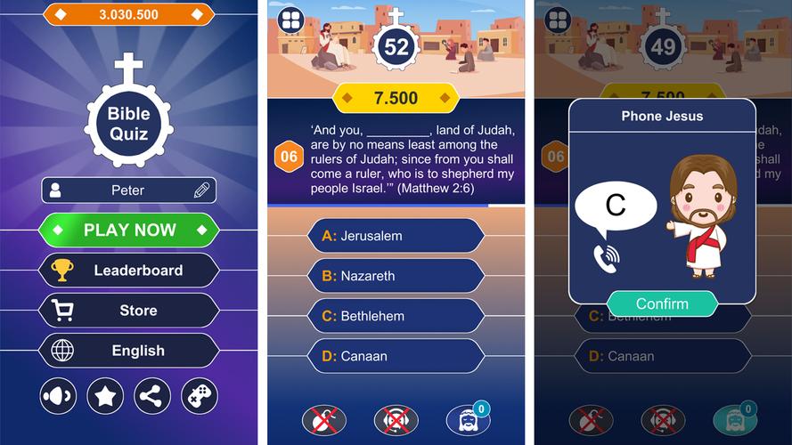 Daily Bible Trivia: Quiz Games स्क्रीनशॉट 0