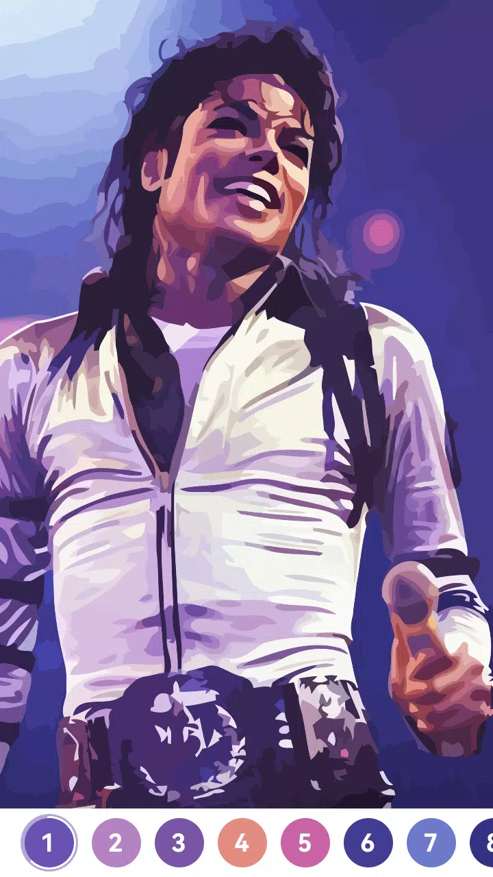 Celebrity Paint by Number Game Captura de tela 0
