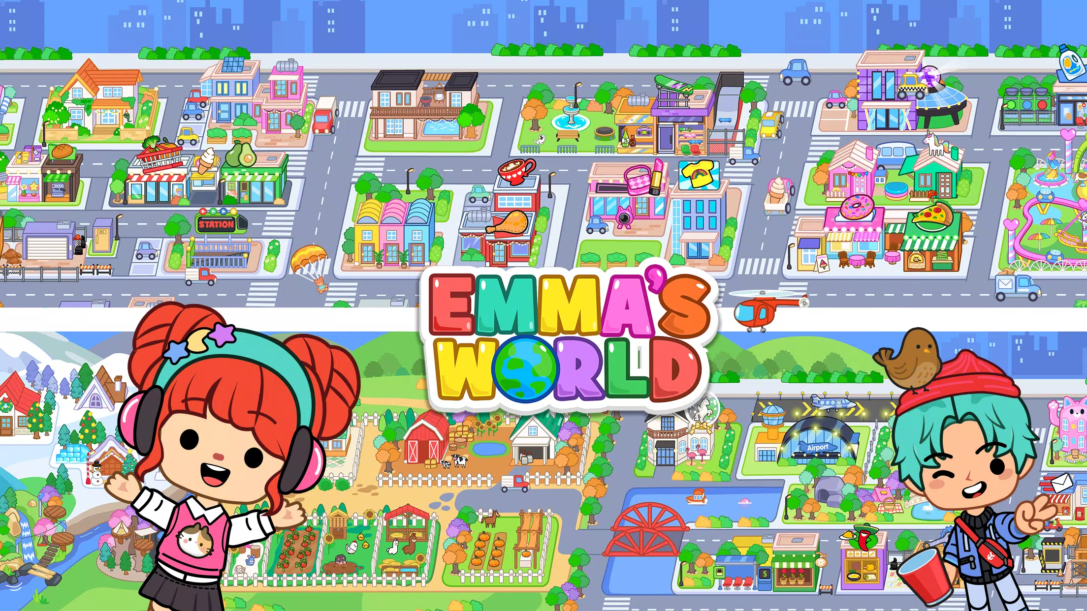Emma's World - Town & Family Capture d'écran 1