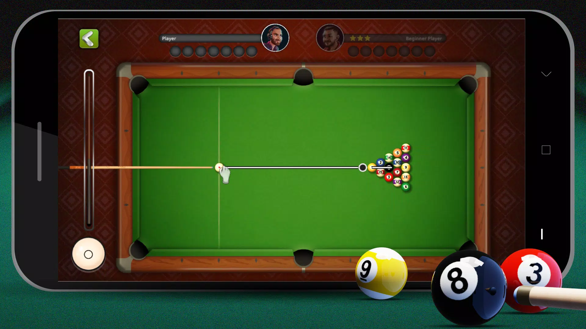 8 Ball Billiards Offline Pool Captura de tela 3