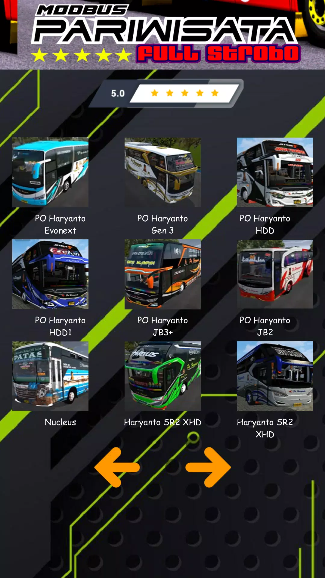 Mod Bus Pariwisata Full Strobo Zrzut ekranu 3