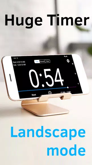 Huge Timer Stopwatch Tabata Schermafbeelding 1