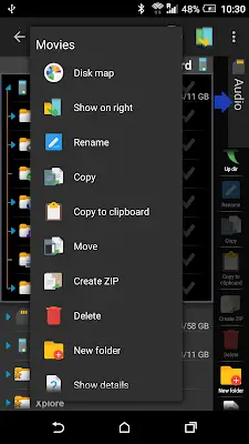 X-plore File Manager スクリーンショット 2