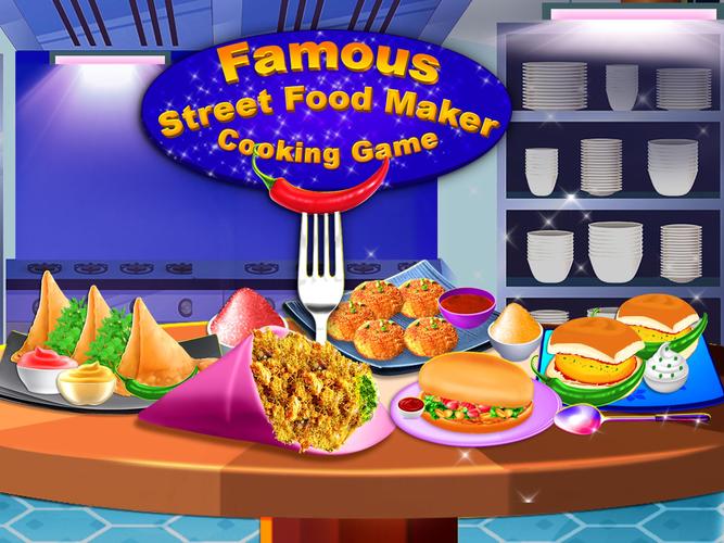 Indian Street Food Cooking Fun應用截圖第0張