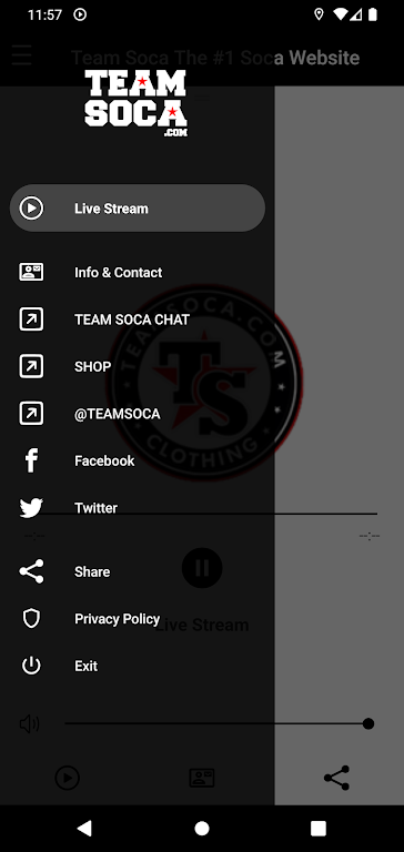 Schermata Team Soca 2