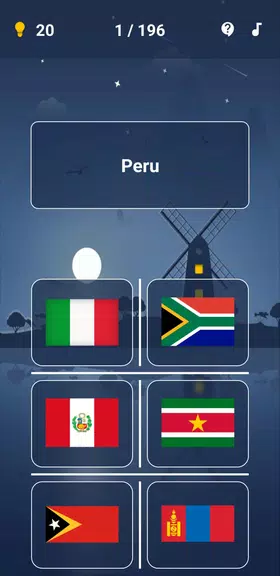Schermata Flag quiz - Country flags 2