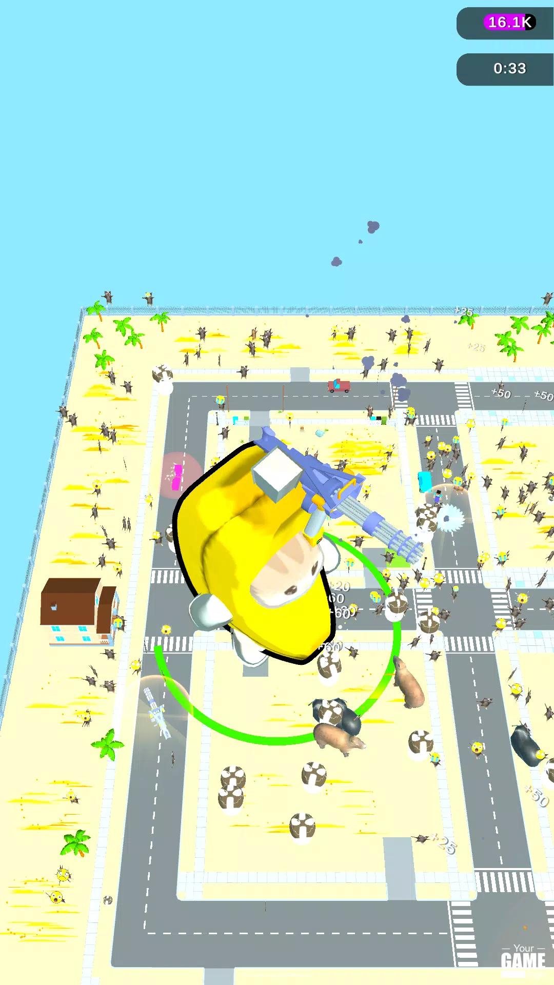 Happy Banana Cat VS Meme Cats Screenshot 0