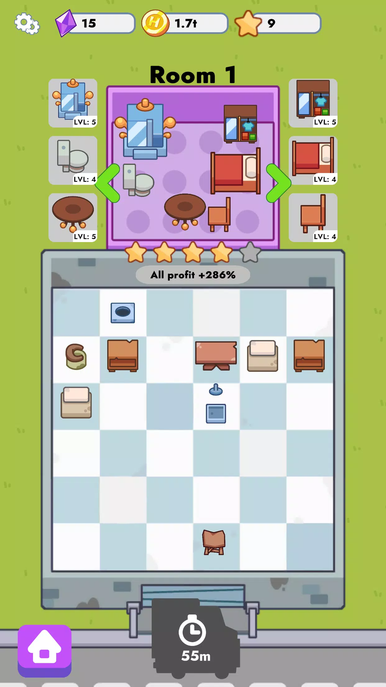 Royal Hotel: idle game スクリーンショット 2