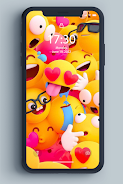 Emoji Wallpaper Tangkapan skrin 1