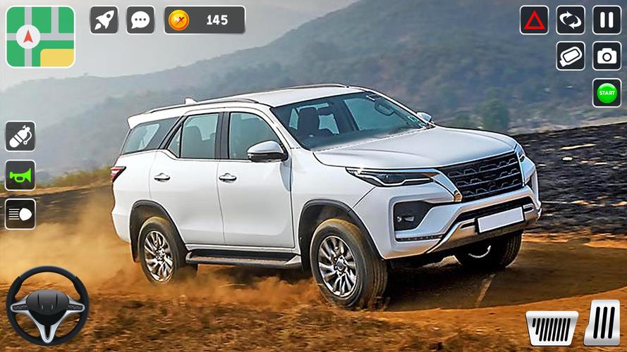 Fortuner Car Simulator Game 3D 스크린샷 3