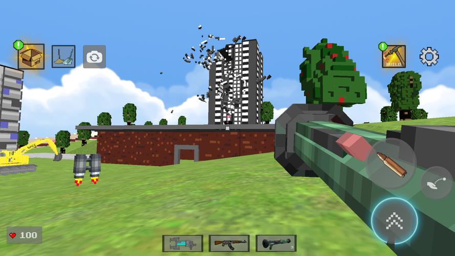 Nextbots in Playground: Pixel ภาพหน้าจอ 1