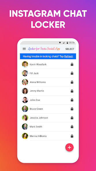 Schermata Locker for Insta Social App Mod 0