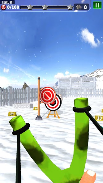 Slingshot Master Catapult Game Mod ဖန်သားပြင်ဓာတ်ပုံ 1
