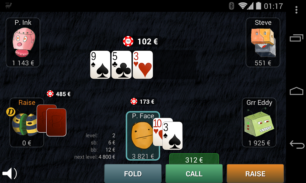 Bots Don't Bluff Offline Poker應用截圖第0張