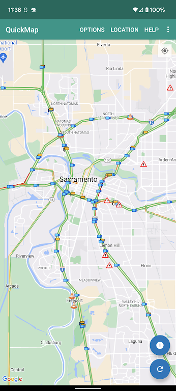 QuickMap ဖန်သားပြင်ဓာတ်ပုံ 0