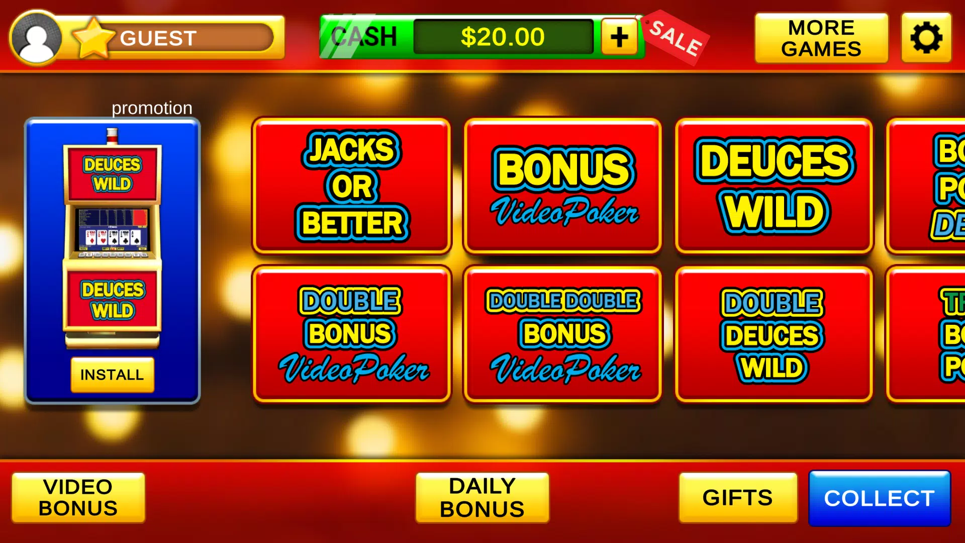 Video Poker Casino Captura de tela 3