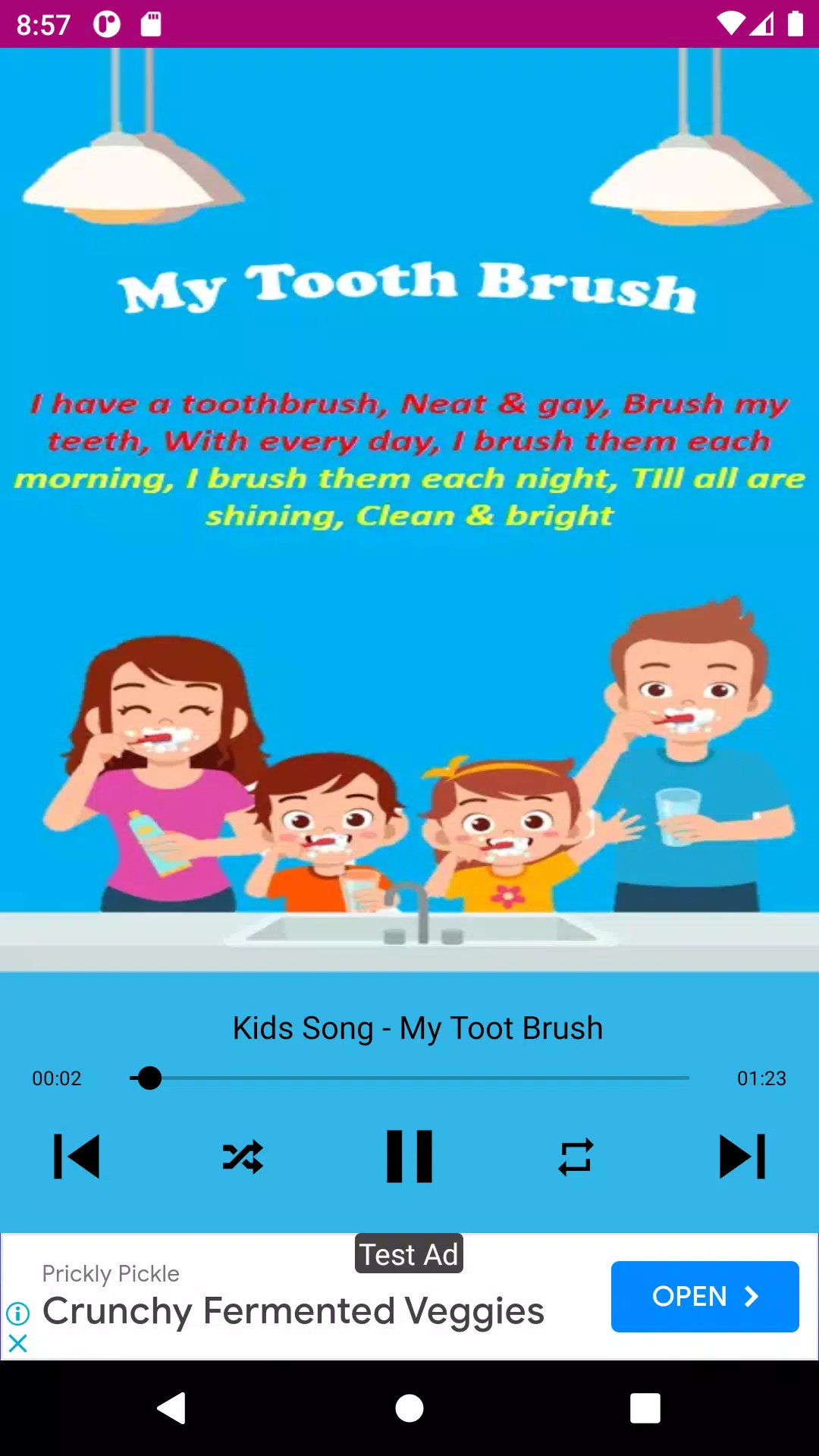 baby songs - nursery rhymes Zrzut ekranu 3